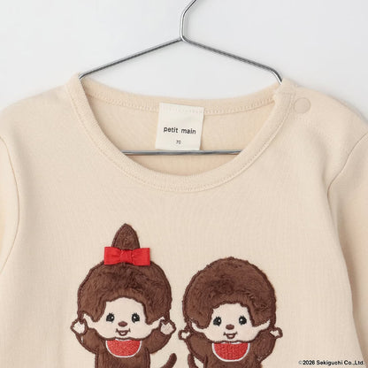 日本童裝 pe#main x Monchhichi 連衣 70-80cm 男童款/女童款 初生嬰兒 秋季 Jumpsuit