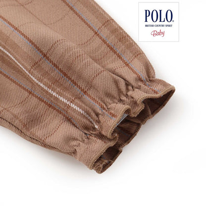 日本童裝  SLAP SLIP x POLO BCS 格仔連身裙及打底褲套裝 70-80cm 女童款 初生嬰兒 秋季 DRESSES PANTS