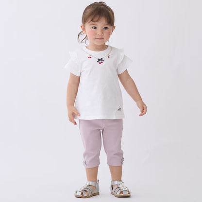 日本童裝 pe#main 七分長褲 80-130cm 女童款 夏季 PANTS