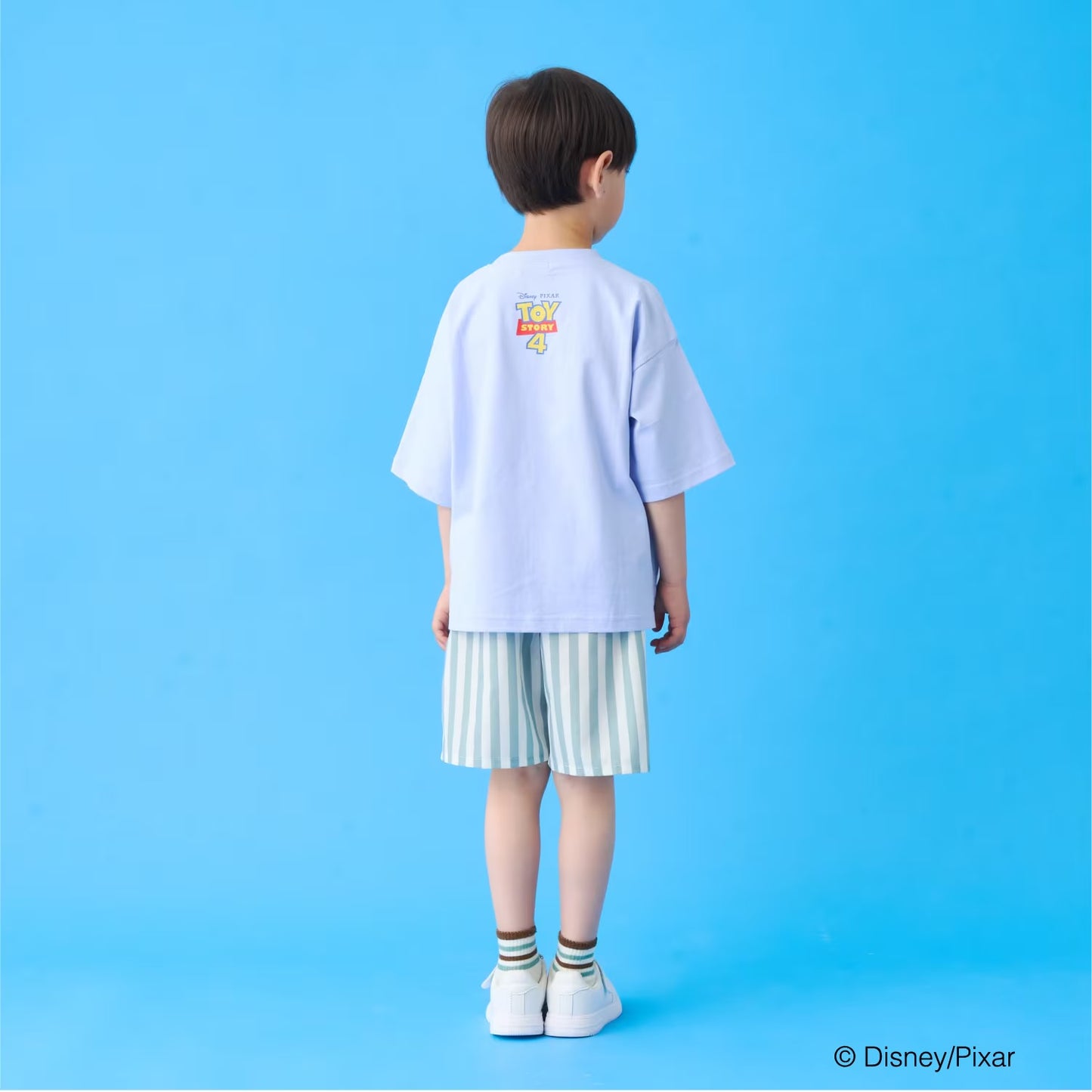 日本童裝 b・R# x Disney ToyStory 接觸冷感 防UV 印花上衣 100-140cm 男童款 夏季 TOPS