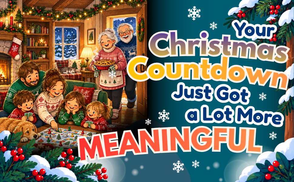 日英美直送 Family Games Book Advent Calendar 聖誕倒數日曆 大人款/兒童款 聖誕快樂特輯 不參與$900免運 滿$900可加$25免運到順豐站/智能櫃 Christmas Advent Calendars 2026