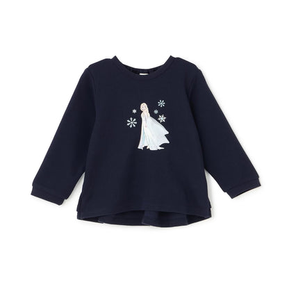 日本童裝 pe#main x Disney Princess 公主印花衛衣 90-130cm 女童款 秋季 TOPS