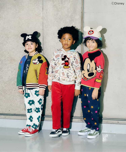 日本童裝 F.O.KIDS x Disney 拼布絎縫夾棉棒球外套 80-150cm 男童款/女童款 秋冬季 (適合初秋、香港平均溫度、寒冷天氣）OUTERWEAR  其他品牌童裝