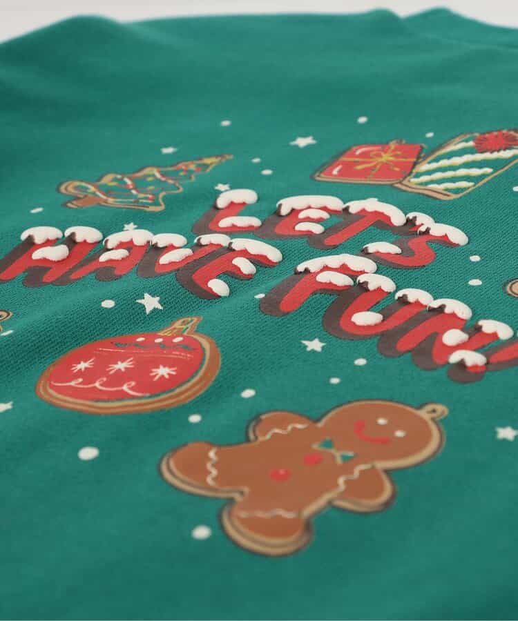 日本童裝 BREEZE 衛衣 80-140cm 男童款/女童款 冬季 Tops Christmas 聖誕快樂特輯 聖誕服裝/飾物配件 聖誕紅/新年紅