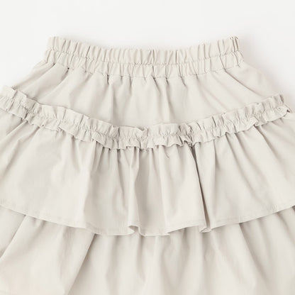 日本童裝 Ly# mine 層疊蛋糕短裙 100-150cm 女童款 冬季 SKIRTS 聖誕紅/新年紅