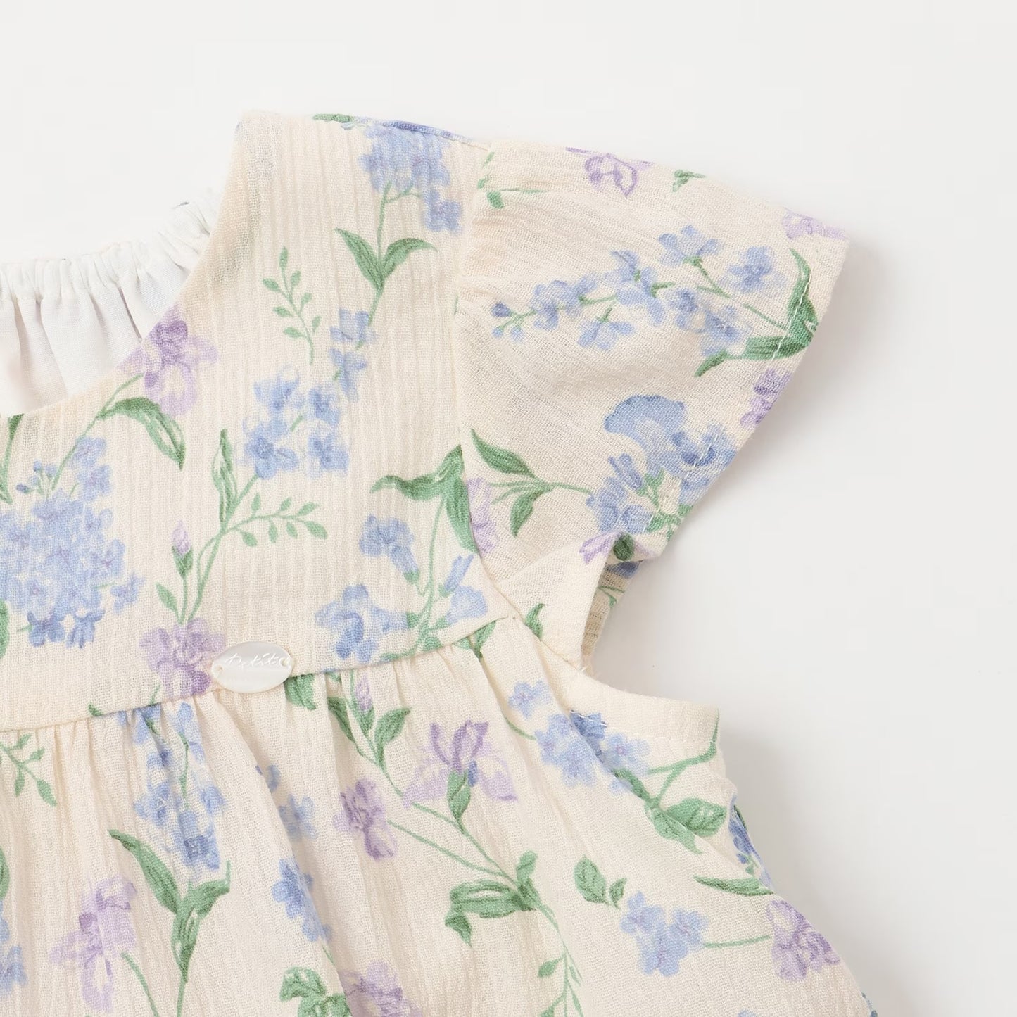 日本童裝 pe#main 接觸冷感 楊柳裙邊長衫 80-130cm 女童款 夏季 TOPS