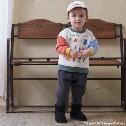 日本童裝 pe#main x SESAME STREET 芝麻街衛衣 80-130cm 男童款/女童款 冬季 TOPS