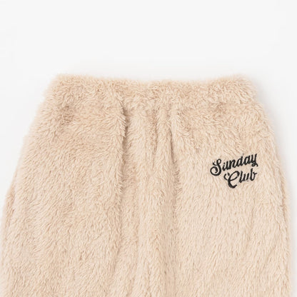 日本童裝 b・R# 絨毛睡衣套裝 100-150cm 男童款 冬季 TOPS PANTS 睡衣系列