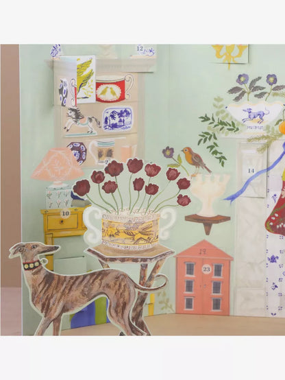 日英美直送 由英國知名插畫家Polly Fern設計的插畫倒數日曆 Festive Dutch Gable Advent Calendar 聖誕倒數日曆 大人款 聖誕快樂特輯 不參與$900免運 滿$900可加$25免運到順豐站/智能櫃 Christmas Advent Calendars 2026