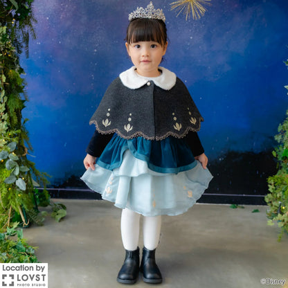 日本童裝 pe#main x Disney Princess 公主披風 80-130cm 女童款 秋季 OUTERWEAR