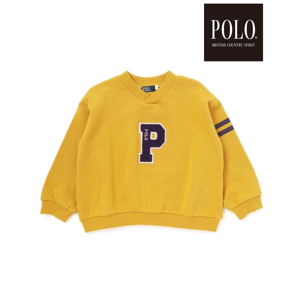 日本童裝  SLAP SLIP x POLO BCS 毛氈貼花衛衣 80-130cm 男童款/女童款 秋季 TOPS