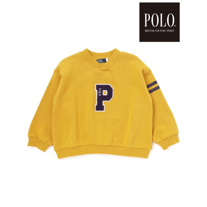 日本童裝  SLAP SLIP x POLO BCS 毛氈貼花衛衣 80-130cm 男童款/女童款 秋季 TOPS