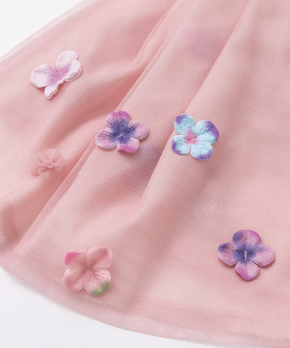 Japanese children's clothing panpantutu bow heart skirt 80-140cm girls summer dresses 