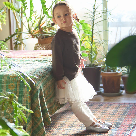 日本童裝 pe#main 薄紗裙連緊身褲 80-130cm 女童款 冬季 SKIRTS PANTS