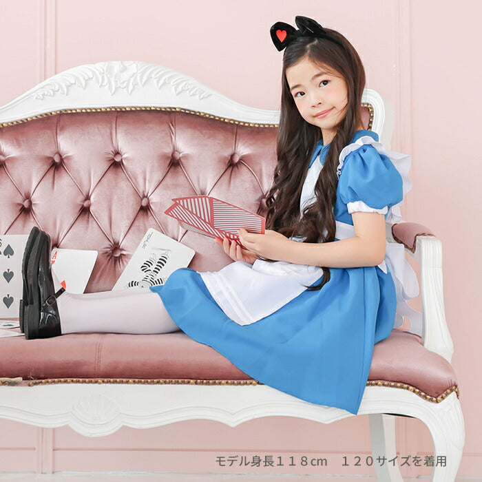 日本童裝 愛麗絲夢遊仙境 Alice公主連身裙 100-140cm 女童款 萬聖節 Cosplay服裝 Halloween攪鬼特輯 AAA