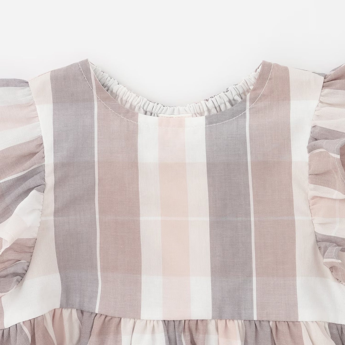 日本童裝 pe#main 格子喇叭身裙 80-130cm 女童款 夏季 DRESSES