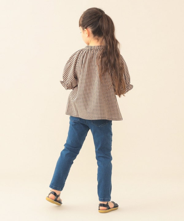 日本童裝 BEAMS mini 打纜上衣 90-140cm 女童款 夏季 TOPS
