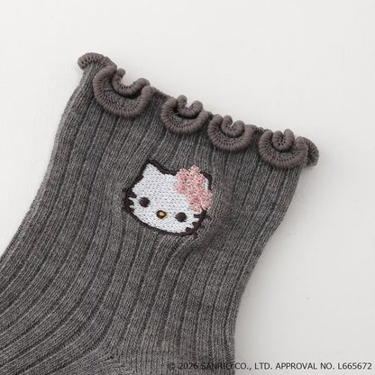 日本直送 pe#main x 【Sanrio】襪一對 11-20cm 襪系列