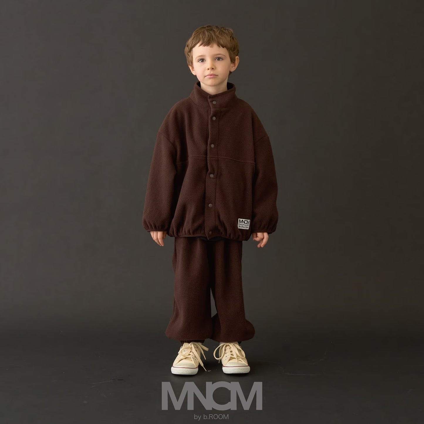 日本童裝 b・R# 抓毛運動兩件套裝 110-150cm 男童款 冬季 OUTERWEAR PANTS