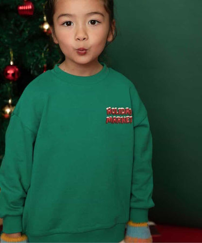 日本童裝 BREEZE 衛衣 80-140cm 男童款/女童款 冬季 Tops Christmas 聖誕快樂特輯 聖誕服裝/飾物配件 聖誕紅/新年紅