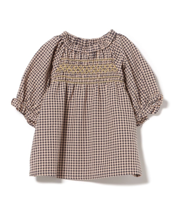 日本童裝 BEAMS mini 打纜上衣 90-140cm 女童款 夏季 TOPS