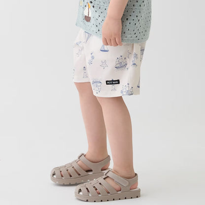 日本童裝 pe#main 水陸兩用 沙灘短褲 80-130cm 男童款 PANTS 夏日玩水泳衣特輯