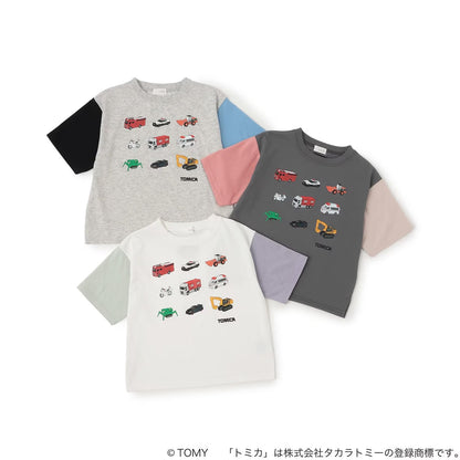 日本童裝 b・R# x Tomica 防污系列 速乾系列 防UV 印花上衣 90-130cm 男童款 夏季 TOPS