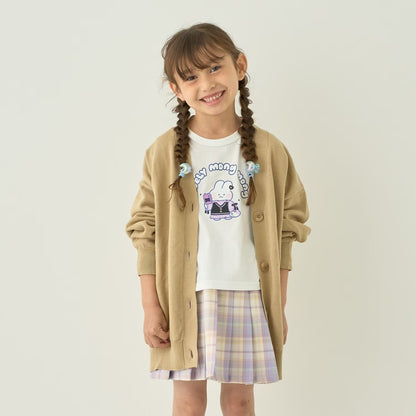 日本童裝 Ly# mine 學生妹薄針織外套 100-150cm 女童款 秋季 OUTERWEAR 萬聖節 Cosplay服裝 Halloween攪鬼特輯
