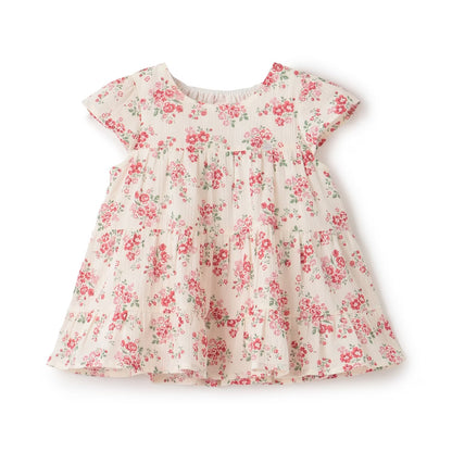日本童裝 pe#main 接觸冷感 楊柳裙邊長衫 80-130cm 女童款 夏季 TOPS