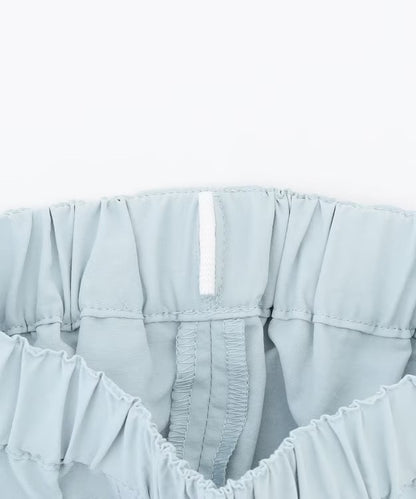 日本童裝 aF#a325 吸水速乾 蝴蝶結工裝長褲 110-160cm 女童款 夏季 PANTS
