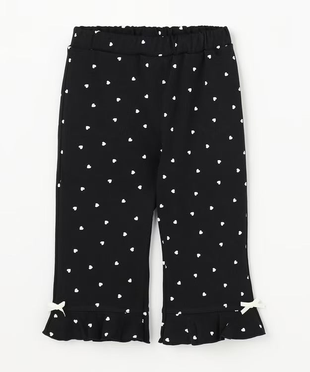 日本童裝 aF#a325 接觸冷感 花邊七分褲 90-140cm 女童款 夏季 PANTS