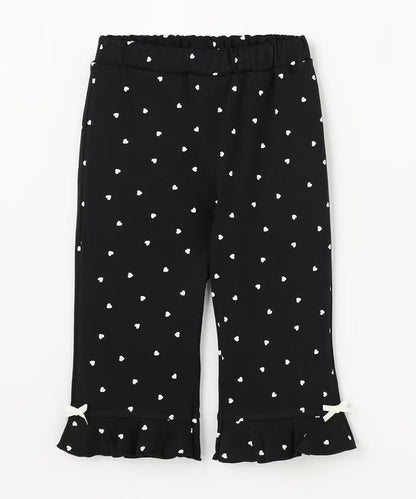 日本童裝 aF#a325 接觸冷感 花邊七分褲 90-140cm 女童款 夏季 PANTS