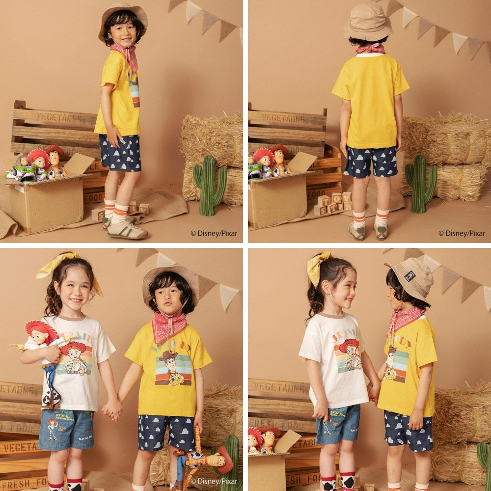 日本童裝 Branshes x Disney ToyStory 牛仔短褲 90-140cm 男童款/女童款 夏季 PANTS