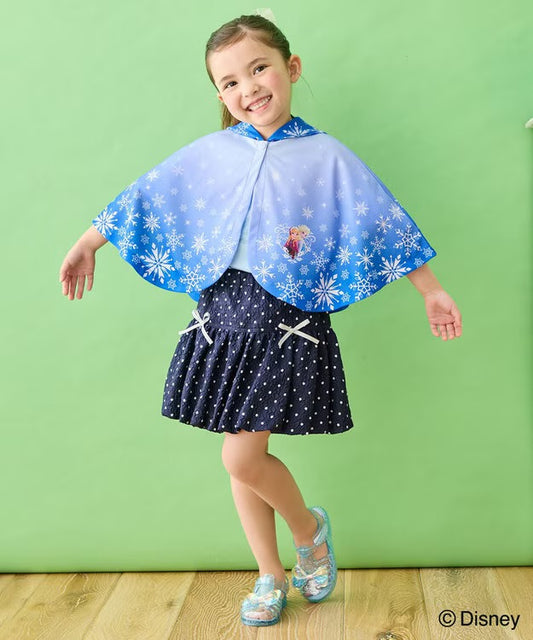 日本童裝 aF#a325 x Disney FROZEN 防UV 接觸冷感 披肩 100-140cm 男童款/女童款 夏季 OUTERWEAR