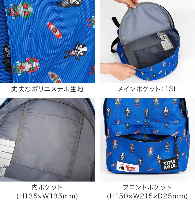 OCEAN &amp; GROUND Stain-Resistant and Water-Resistant Candy Colorblock Backpack (XS-M) Direct from Japan