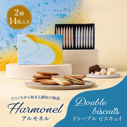 ‼️3/9晚上12點截單‼️日本直送 YOKU MOKU 雙味法式夾心薄片餅乾禮盒 2種14枚入 限定手信 中秋節滿月限定