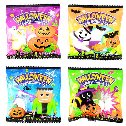 ‼️6/10晚上12點截單‼️日本直送 EIWA 葡萄夾心棉花糖四連包 Halloween限定零食 Halloween攪鬼特輯 萬聖節