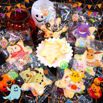 ‼️6/10晚上12點截單‼️日本直送 栗山米菓 寶可夢星型仙貝 經典鹽味 Halloween限定零食 Halloween攪鬼特輯 萬聖節