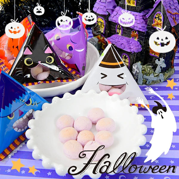 ‼️6/10晚上12點截單‼️日本直送 立體三角包魔幻迷你水果糖 50個装入 Halloween限定零食 Halloween攪鬼特輯 萬聖節