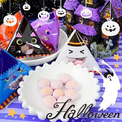 ‼️6/10晚上12點截單‼️日本直送 立體三角包魔幻迷你水果糖 50個装入 Halloween限定零食 Halloween攪鬼特輯 萬聖節
