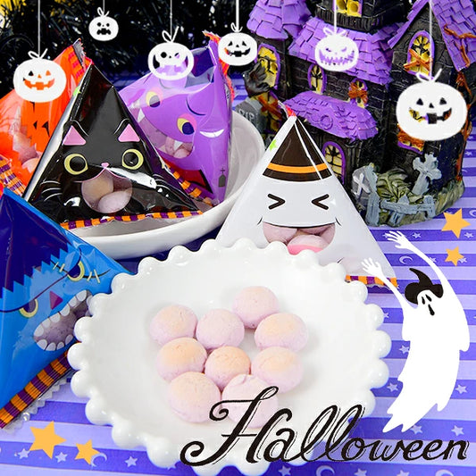 ‼️6/10晚上12點截單‼️日本直送 立體三角包魔幻迷你水果糖 50個装入 Halloween限定零食 Halloween攪鬼特輯 萬聖節