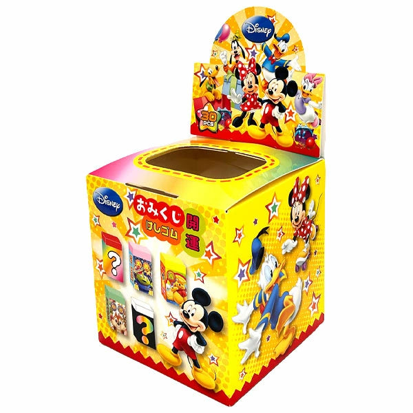 日本直送 開運Disney擦膠抽獎箱 30人分 Party 抽獎箱/抽獎板 中秋節/萬聖節