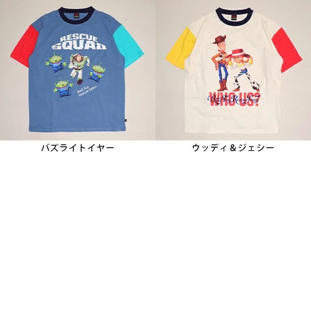 Japanese BDL x Disney parent-child print tops (80-150cm) for boys and girls (summer TOPS) 