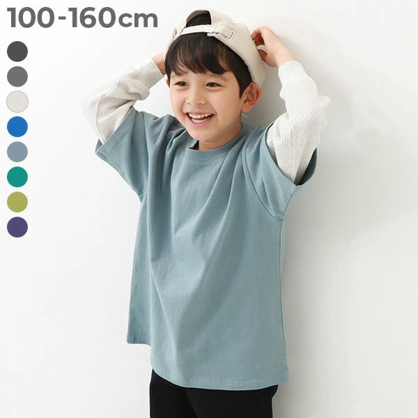 日本童裝 dev!rock 假兩件上衣 100-160cm 男童款 TOPS 春季