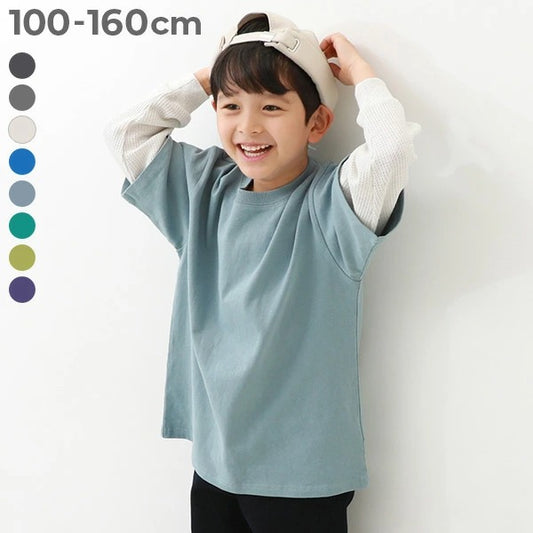 日本童裝 dev!rock 假兩件上衣 100-160cm 男童款 TOPS 春季