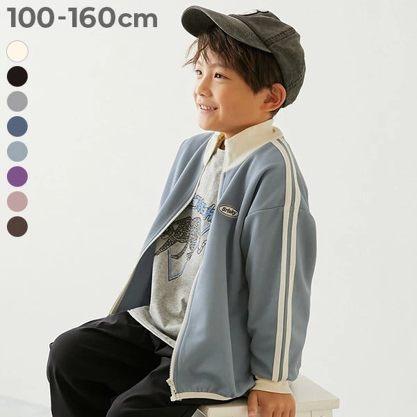 日本童裝 dev!rock 側條紋拉鍊外套 100-160cm 男童款/女童款 OUTERWEAR 春季