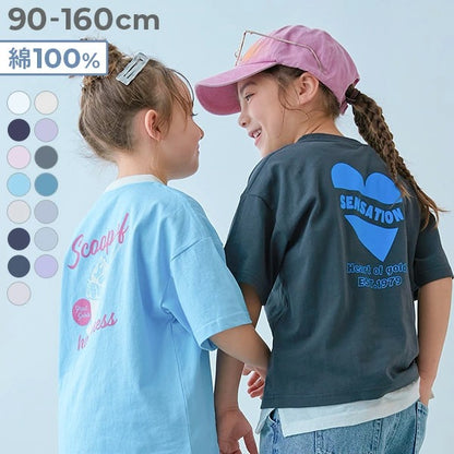 日本童裝 dev!rock 印花短袖上衣 90-160cm 女童款 夏季 TOPS