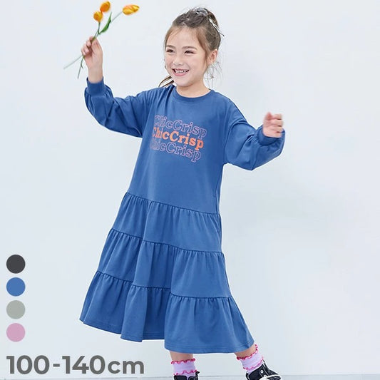 日本童裝 dev!rock 印花長款連身裙 100-140cm 女童款 DRESSES 夏季