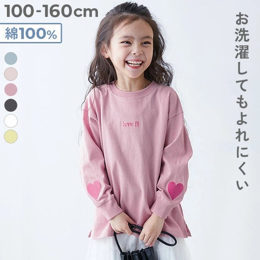 日本童裝 dev!rock 刺繡手袖上衣 100-160cm 女童款 春季 TOPS