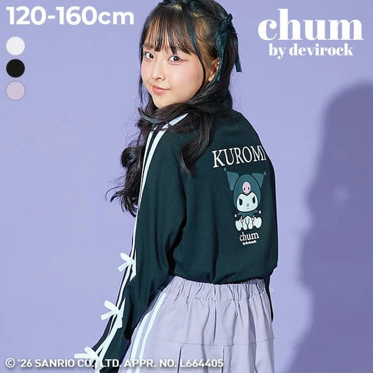日本童裝 dev!rock x Sanrio 絲帶長袖上衣 120-160cm 女童款 春季 TOPS
